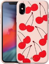 Apple iPhone X/10 Hoesje - LAUT - Tutti Frutti Serie - Hard Kunststof Backcover - Cherry - Hoesje Geschikt Voor Apple iPhone X/10