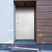 Bol.com vidaXL Voordeur 110x2075 cm aluminium wit aanbieding Bol.com vidaXL Voordeur 110x2075 cm aluminium wit aanbieding
