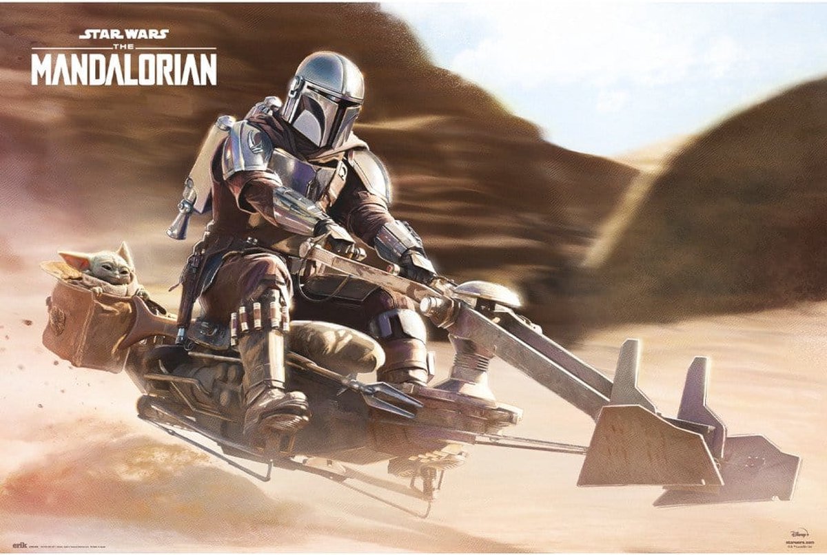 Grupo Erik Star Wars The Mandalorian Speeder Bike - Maxi Poster Divers