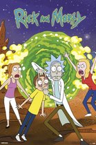 Grupo Erik Rick and Morty Portal  Poster - 61x91,5cm