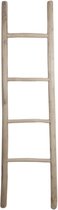 HSM Collection Decoratieve ladder - 35-45x5x150 - Naturel - Teak
