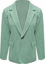 Blazer Suedine Mint Green