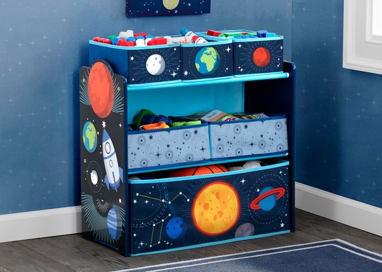 Delta Children - Speelgoedkast - Kinderkamer - 9 vakken - Space Adventures