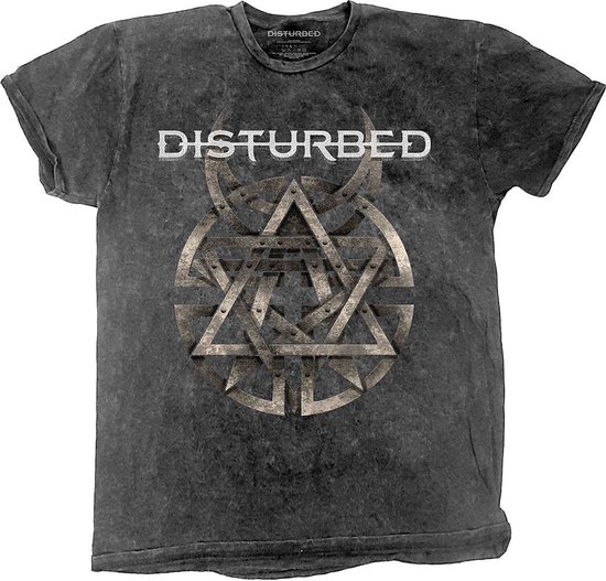 Disturbed - Riveted Heren T-shirt - XL - Grijs