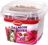 Sanal Salmon Bites - Zalm - Kattensnack - 75 g