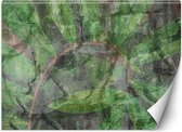 Trend24 - Behang - Tropische Planten - Behangpapier - Behang Woonkamer - Fotobehang - 254x184 cm - Incl. behanglijm