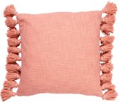 RUBY - Kussenhoes van katoen 45x45 cm Muted Clay - roze