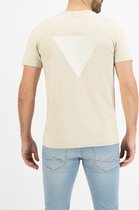 Purewhite -  Heren Regular Fit  Essential T-shirt  - Bruin - Maat XS