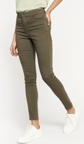 LOLALIZA Skinny broek - Khaki - Maat 38