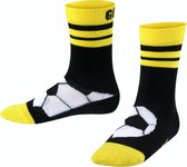 FALKE Active Soccer anatomische pasvorm katoen lyocell kindersokken meisjes jongens zwart - Maat 31-34
