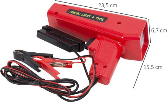 Digital LED Motor Timing Light Inductive Strobe 12V Ignition, Car Engine Marine Lamp Detector