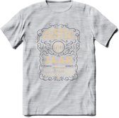 60 Jaar Legendarisch Gerijpt T-Shirt | Grijs - Ivoor | Grappig Verjaardag Cadeau | Dames - Heren | - Licht Grijs - Gemaleerd - M