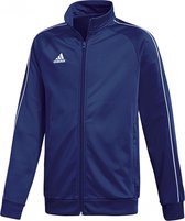 adidas Core 18 Trainingsjas - Maat 128  - Unisex - blauw
