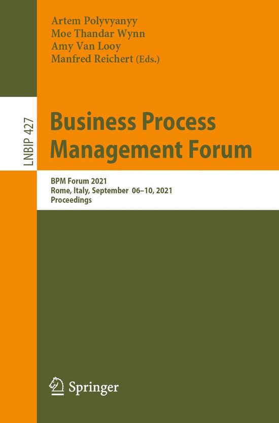 Lecture notes in business information processing 427 business process