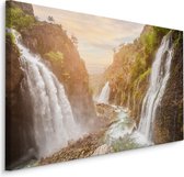 Schilderij - Prachtige waterval, premium print