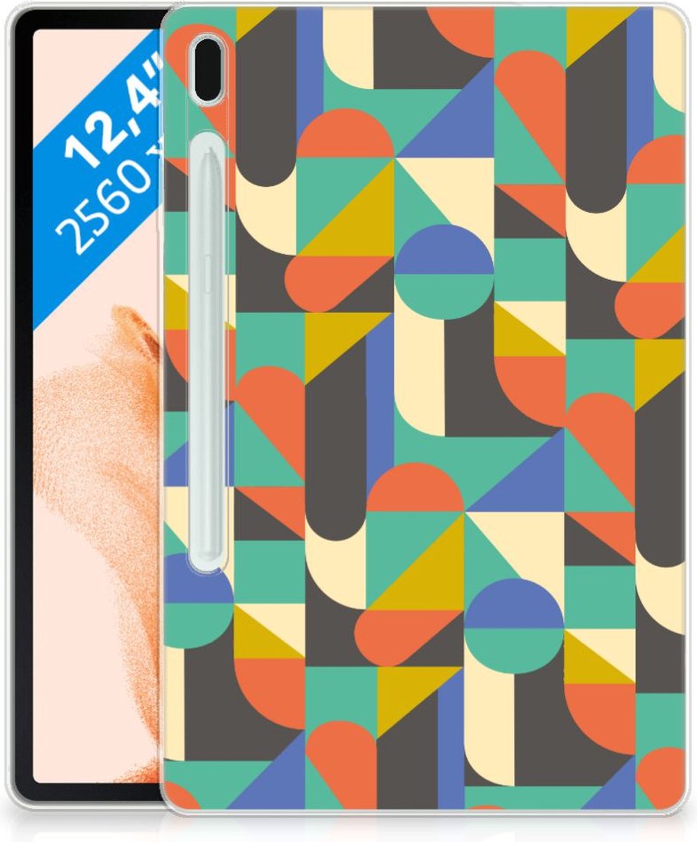 Samsung Galaxy Tab S7FE Hippe Hoes Funky Retro