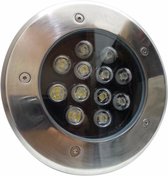 Outdoor Inbouw LED Spot IP65 220V Sol 12W 60 ° - Wit licht - Edelstaal - Wit Neutre 4000K - 5500K - SILUMEN