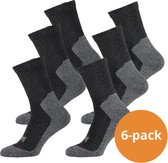 Xtreme Sockswear Hiking Sokken - 6 paar Hiking / Wandelsokken - Multi Antraciet - Maat