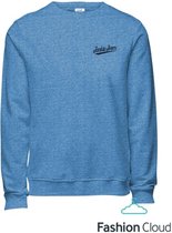 JACK & JONES Jack&Jones Structure Embroidery Crew Neck Mediterranian Blue BLAUW L