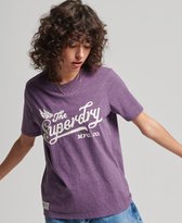 Superdry Dames tshirt Vintage College T-shirt met geschreven opdruk