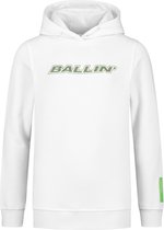 Ballin Amsterdam -  Jongens Slim Fit   Hoodie  - Wit - Maat 152