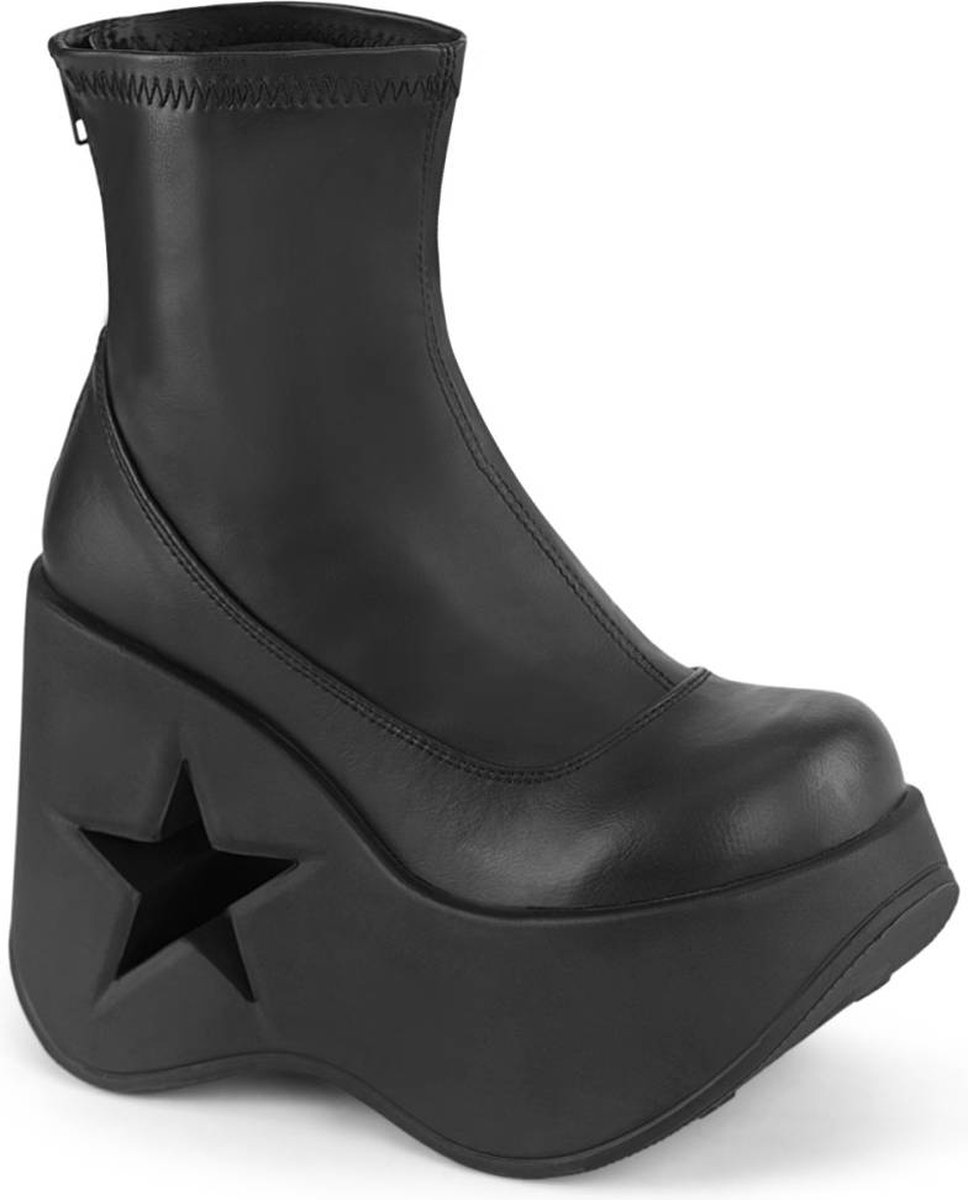 DemoniaCult - DYNAMITE-100 Plateau Laarzen - US 6 - 36 Shoes - Zwart