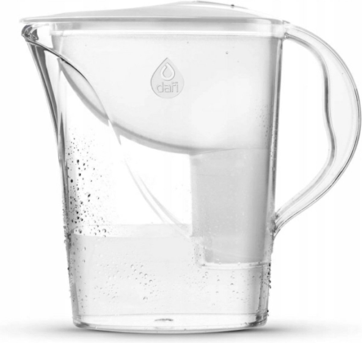Dafi POZ03152 water filter Waterfilter in kan 2,4 l Doorschijnend, Wit