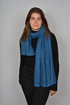 LILLA - Sjaal dames winter - blauw