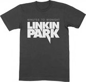 Linkin Park Heren Tshirt -XL- Minutes To Midnight Zwart