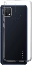 Mobiparts Classic TPU Case Oppo A15 Doorzichtig Transparant hoesje