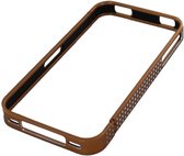 Apple iPhone 4/4s Hoesje - Xccess - Metal Serie - Aluminium Bumper - Goud - Hoesje Geschikt Voor Apple iPhone 4/4s