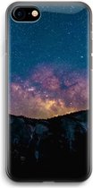 CaseCompany® - iPhone SE 2020 hoesje - Travel to space - Soft Case / Cover - Bescherming aan alle Kanten - Zijkanten Transparant - Bescherming Over de Schermrand - Back Cover