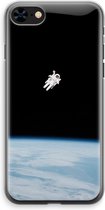 CaseCompany® - iPhone 8 hoesje - Alone in Space - Soft Case / Cover - Bescherming aan alle Kanten - Zijkanten Transparant - Bescherming Over de Schermrand - Back Cover
