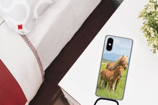 Siliconen avec Paarden Convient Berg iPhone