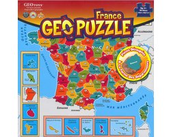 Geotoys .202FR puzzel Vormpuzzel 94 stuk(s) Kaarten