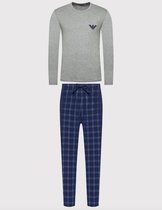 Emporio Armani Flannel X-Mas Edition Mannen Pyjamaset - Cherry Check - Maat S