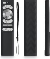 kwmobile hoes compatibel met Samsung BN59-01311B / BN59-01357 / TM1990C - Siliconen anti-slip hoes voor afstandsbediening in zwart