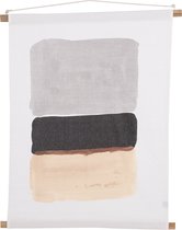 In The Mood Collection Lami Muurdecoratie - L100 x B82 cm - Lichtgrijs