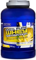 First Class Nutrition - 100% Whey sensation (Banana - 2000 gram) - Whey Protein - Eiwitpoeder - Eiwitshake - Proteine poeder - 66 shakes