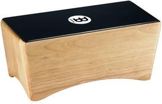 Meinl BCA2NT/EBK-M - Snare Bongo Cajon, Natural Ebony Black | bol