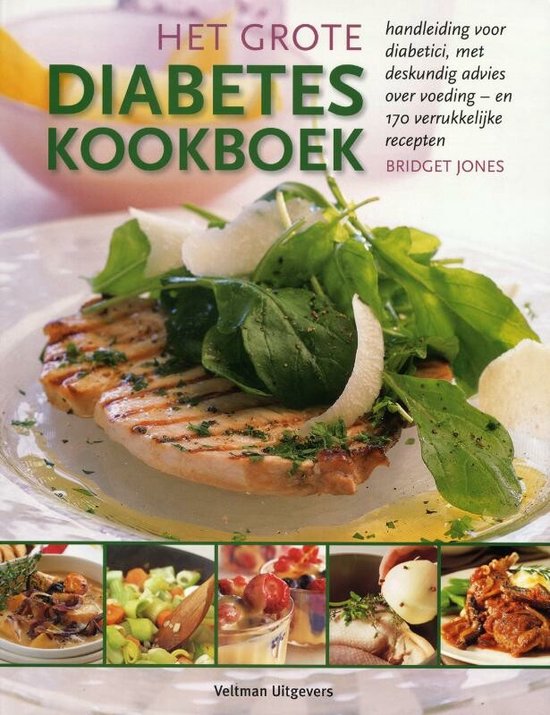 Cover van het boek 'Het grote diabeteskookboek' van Bridget Jones en Bridget Jones