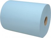 Handdoekrol Euro mini matic CEL blauw 2 laags 165 mtr x 18,3 cm - 6 rol