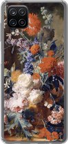 Geschikt voor Samsung Galaxy A12 hoesje - Stilleven met bloemen - Schilderij - Oude meesters - Siliconen Telefoonhoesje