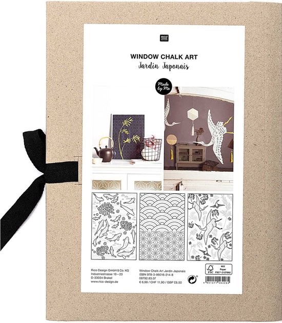 Window Chalk Art Templates 3delig Jardin Japonais FSC Mix