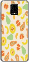 Geschikt voor Xiaomi Redmi Note 10 Lite hoesje - Fruit - Patronen - Meloen - Siliconen Telefoonhoesje