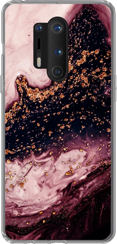 Coque OnePlus 8 Pro - Marbre - Pierres naturelles - Minéraux - Coque de téléphone en Siliconen