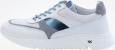KUNOKA Ari Sky - Sneakers Dames - maat 39 - Blauw Wit