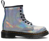 Dr Martens 1460 K Veterboots - Laarzen Met Veters - Meisjes - Zilver - Maat 35