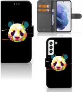 Telefoontas Geschikt voor Samsung Galaxy S22 Hoesje ontwerpen Panda Color Sinterklaas Cadeautje
