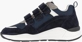 vty Donkerblauwe leren sneaker klittenband - Maat 26